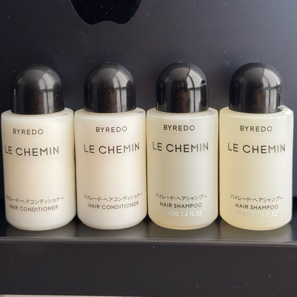 NEW Byredo Le Chemin Travel Set (2x Shampoo, 2x Conditioner)